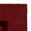 Tapis rouge / brun en laine touffeté à la main Deco-21412617