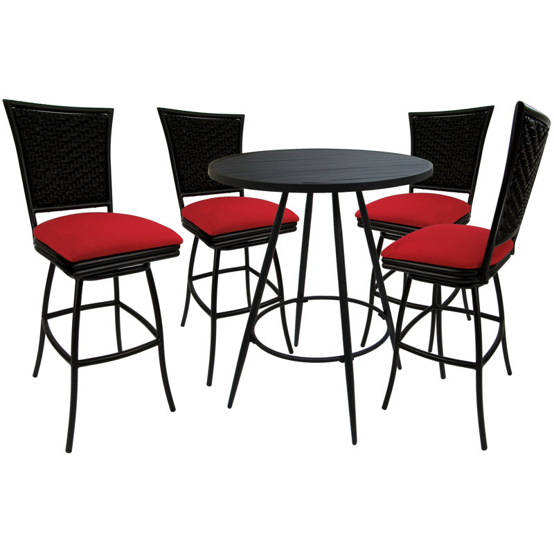 Tabouret Antaneice, Rouge