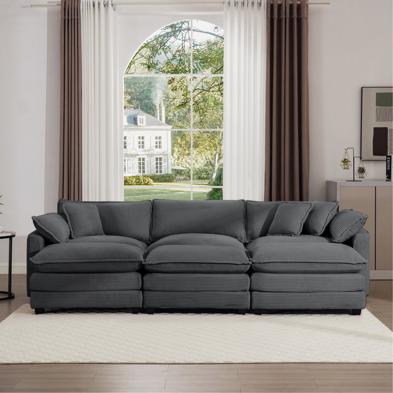 Oversized Modular Cushion Sofa