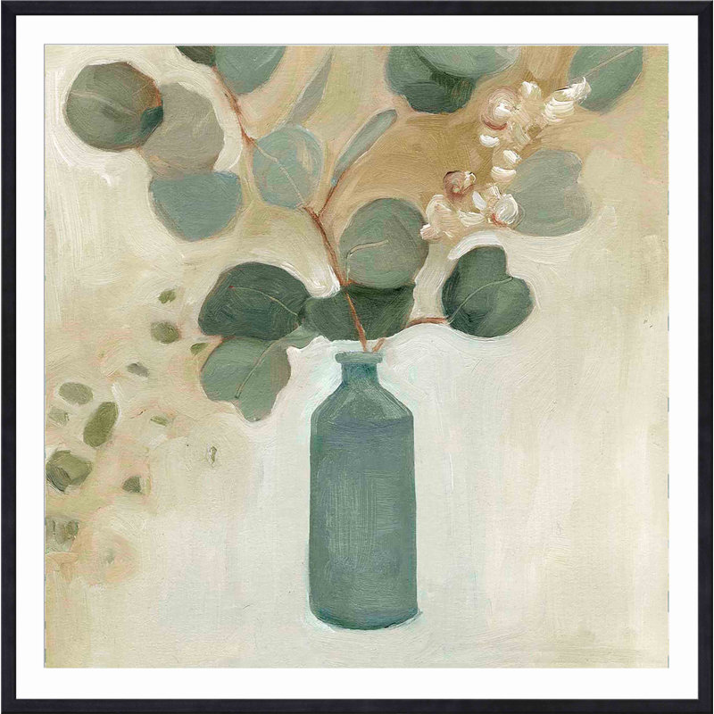 Neutral Arrangement III par Emma Scarvey - reproduction de peinture encadrée, Noir, H 48 po x l 32 po