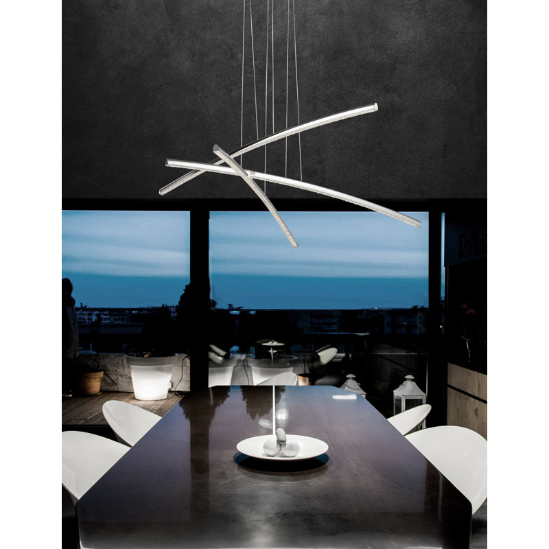 3 - Light Chrome LED Pendant