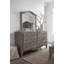 Miroir festonné en bois massif Ballwin