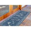 Tapis intérieur / extérieur bleu marine à tissage plat Thornburg-853103875