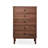 Brown Solid Wood Accent Cabinet