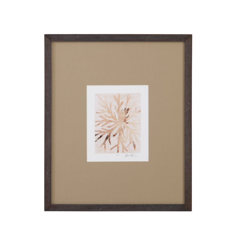 Parchment Coral II, reproduction encadrée