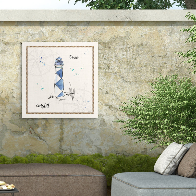 Toile d'extérieur Anne Tavoletti Brose, H 24 po x l 24 po x P 1,5 po
