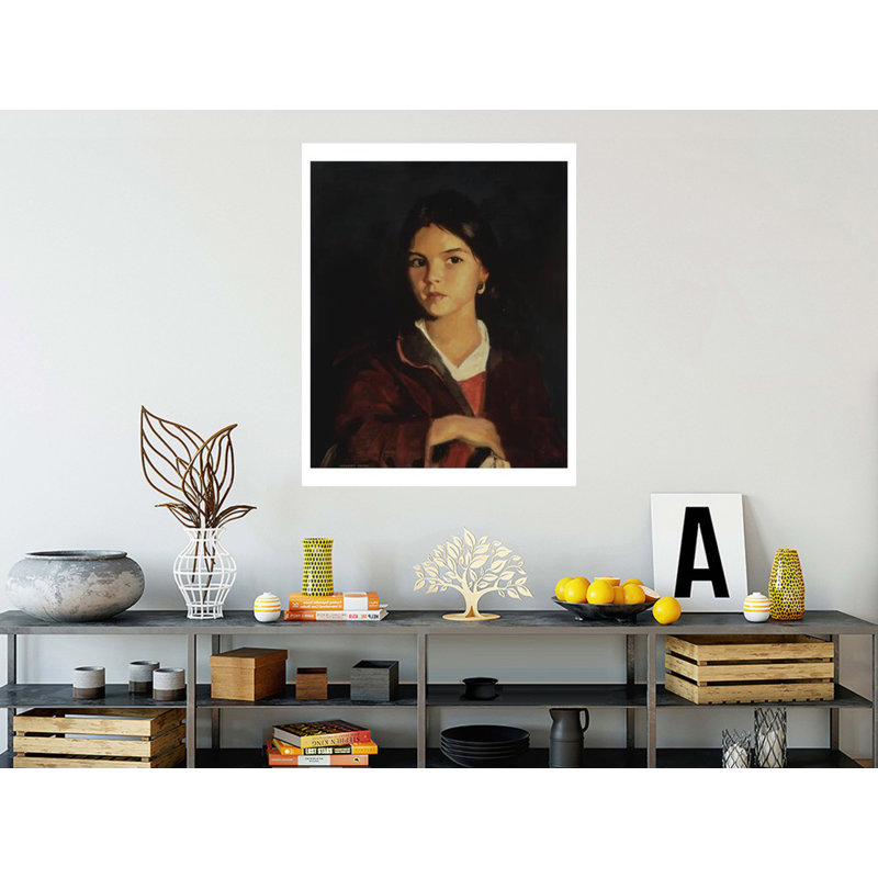 Bernadita par Robert Henri - Estampe numérique, H 40 po x l 32 po