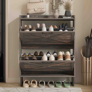 32 Pair Shoe Storage Cabinet