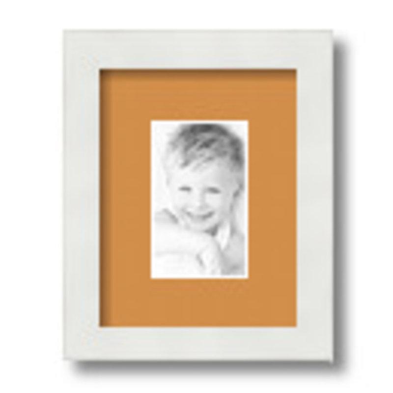 Matte Picture Frame with Mat, Amber