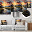 Delta du Vietnam, coucher du soleil I - décoration murale en métal Vietnam-1523292051