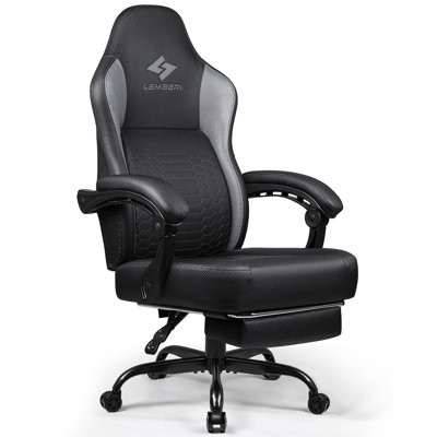 BOSSIN Ergonomic Game Chair with Footrest and Lumbar Support by BOSSIN