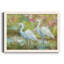 "Egret Tapisserie", cadre photo, reproduction d'art sur toile-1044249682-1044249694