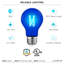 4,5 W (équivalent à 60 W), DEL A19, ampoule à intensité variable, culot moyen E26 (standard)-73312162