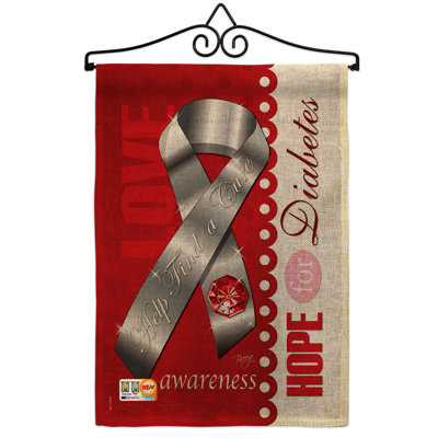 Double Sided 18.5'' H x 13'' W Polyester Garden Flag