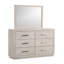 Commode transitionnelle l 61,6 po, gris clair