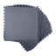 Carreaux de sol de garage à emboîtement, carreaux de sol modulaires à emboîtement de garage 20,2 x 20,2 x 0,2 po, tapis en PVC antidérapant à motif de losanges pour atelier, entrepôt, salle d'outils, gris graphite-120773469