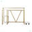 Techni Mobili Industrial Writing Desk-102062708