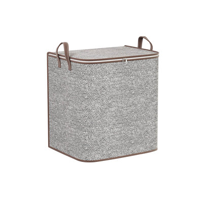  140L Non Woven Storage Bins with Lids & Reinforced Handles, Large Clothes Storage Basket Containers, Closet Organizers and Storage for Clothing, Sweater, Comforter, Bedding