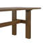 Ensemble de table de salle à manger 7 pièces, ensemble de salle à manger 7 pièces, ensemble de table de salle à manger en bois massif de style rustique 6 pièces, 71 po avec chaises espresso, pour salle à manger, cuisine, noyer