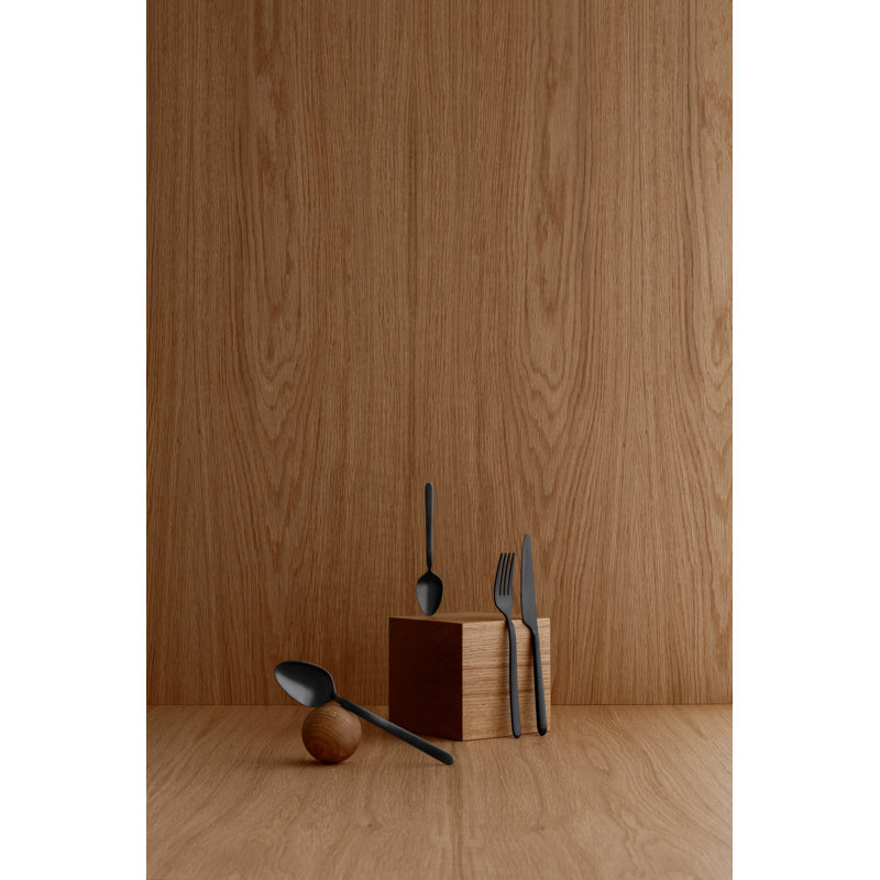 Blomus STELLA Flatware Set - Service for 4, Matte Black