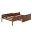 Lit double superposé au dessus d'un lit double avec lit gigogne-927197251