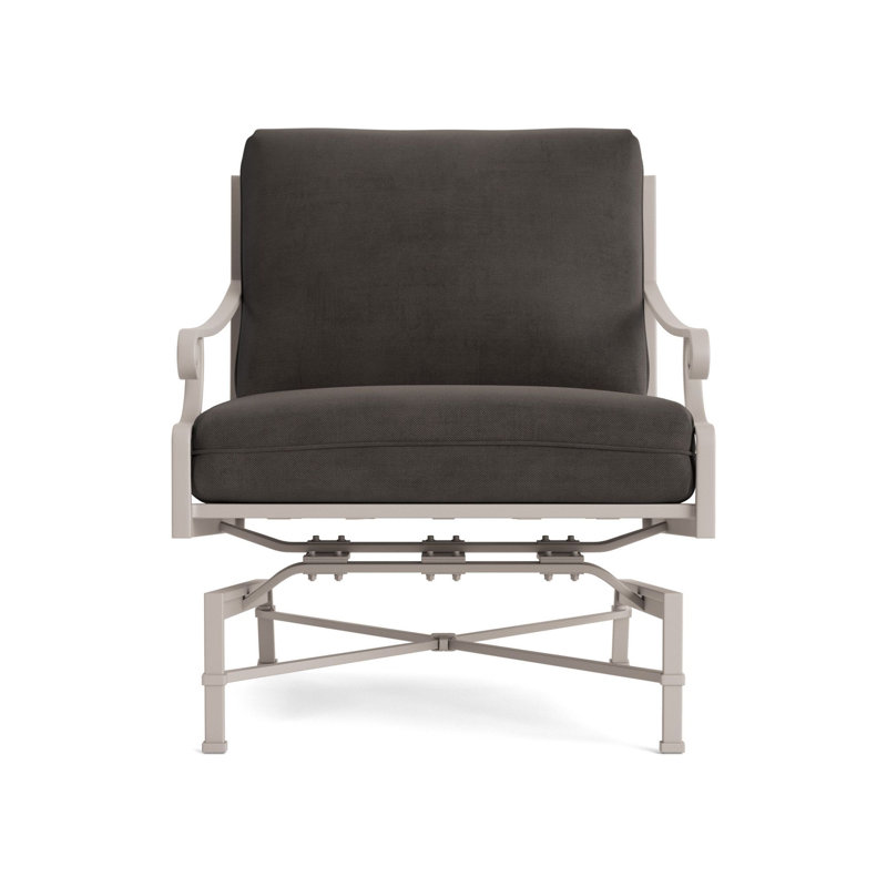 Venetian Outdoor Lounge Chair, Fusion Charcoal, Dove Smooth