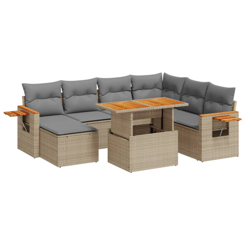  Garden Sofa Set Beige