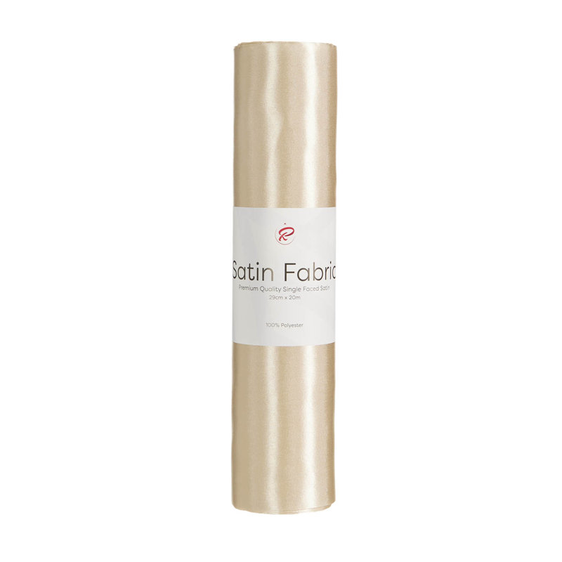2000cm Satin Ribbon, White