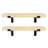 Emerald Lee 2 Piece Poplar Bracket Shelf-127272475