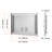 VEVOR Ventilation 24'' W x 0.03'' D Steel Access Door