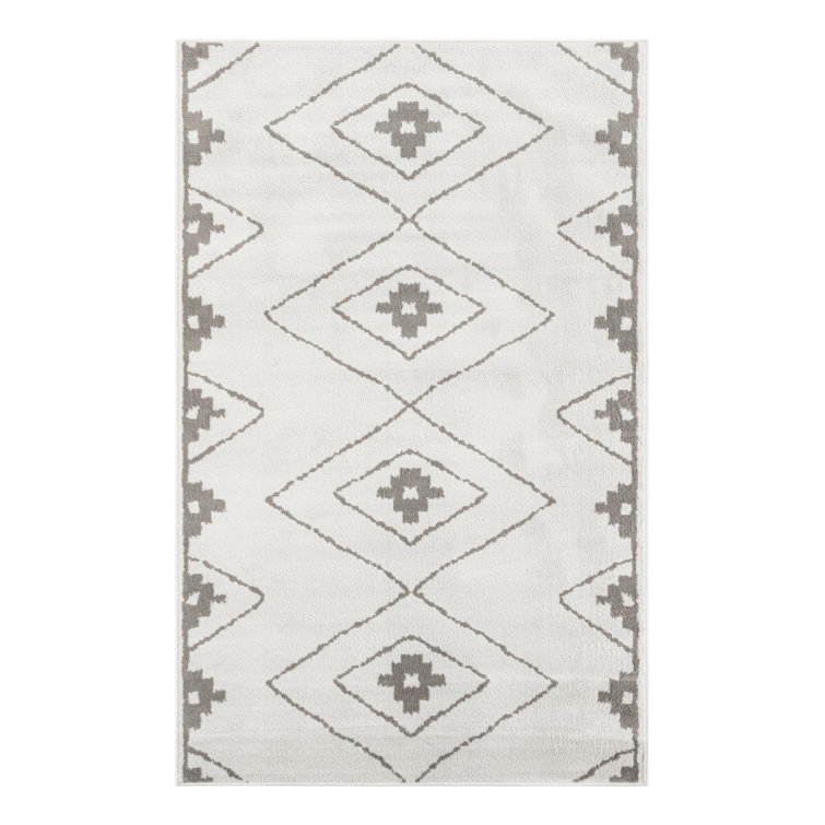 Latitude Run® Vefsna Nikolis Rug Ivory