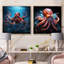 Ensemble de 2 pieuvre Cosmic Art Style-61865872-61865876