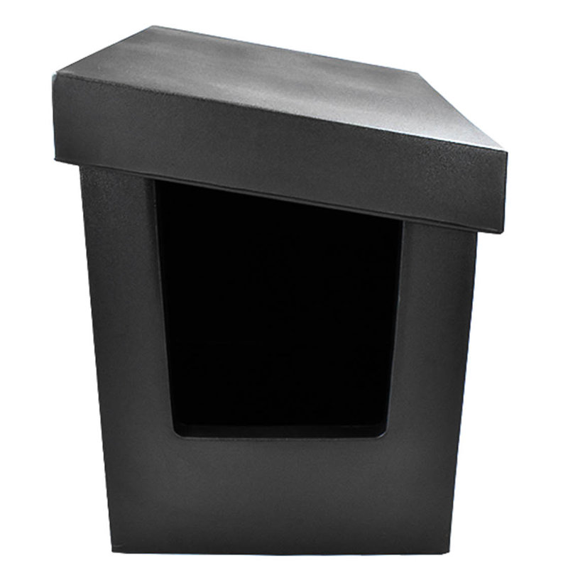 Sloped Standard Litter Box, Black