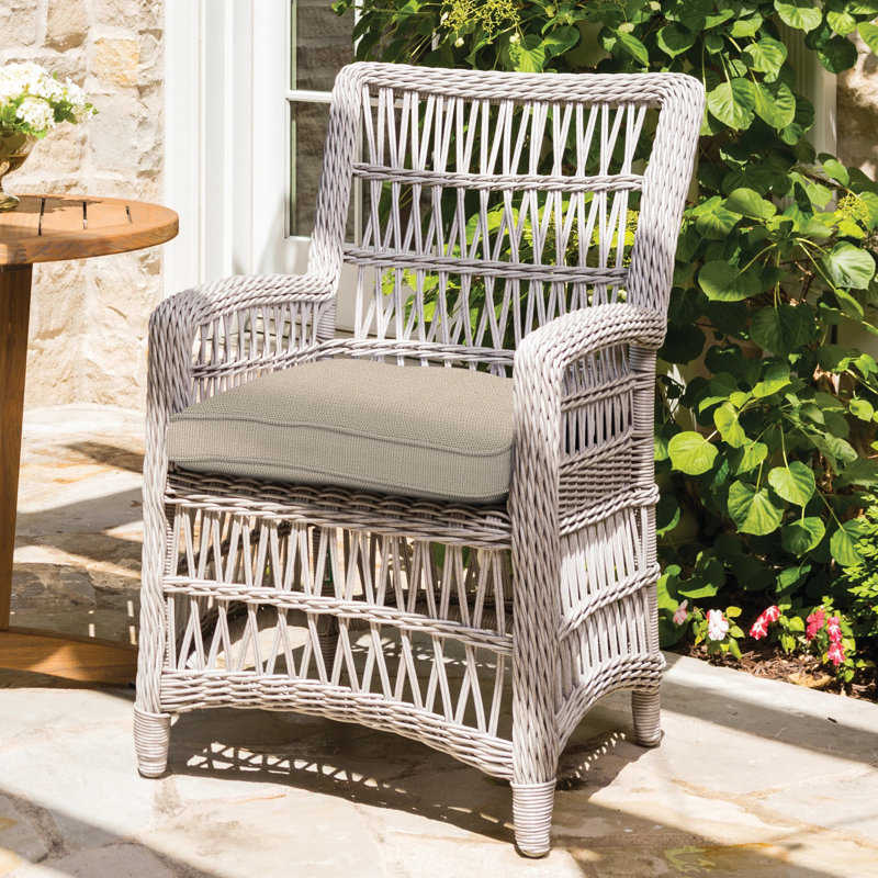 Mackinac Outdoor Dining Armchair, Visions Cobalt