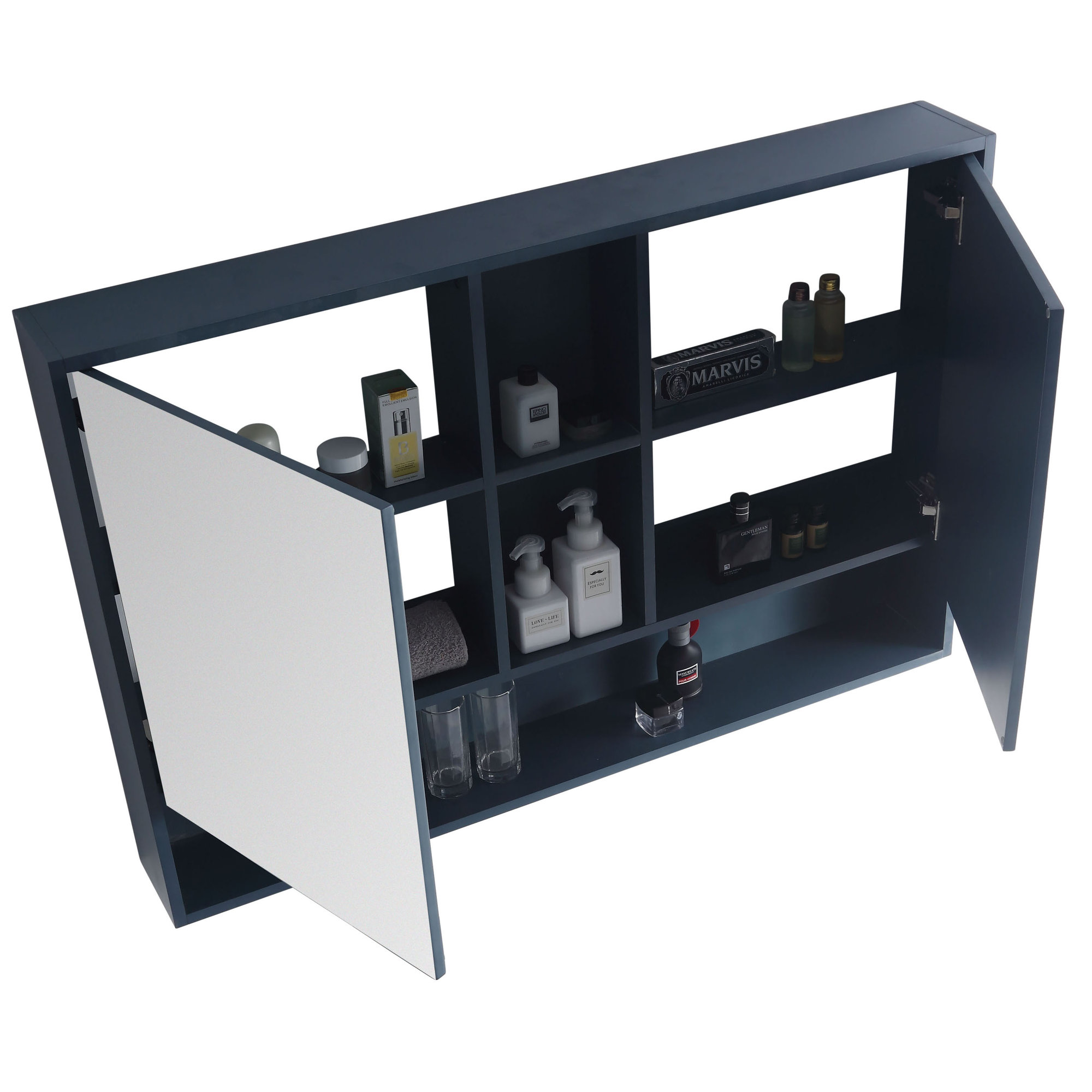 Maisie Surface Double Medicine Cabinet, Blue