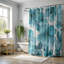 Rideau de douche Teal Bloom - Premium-639799275