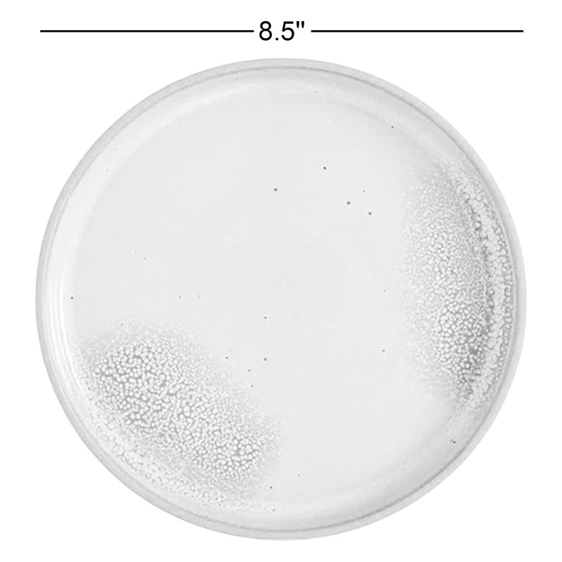 PORTMEIRION MINERALS SET OF 4 SIDE PLATES ROSE QUARTZ 8.5"