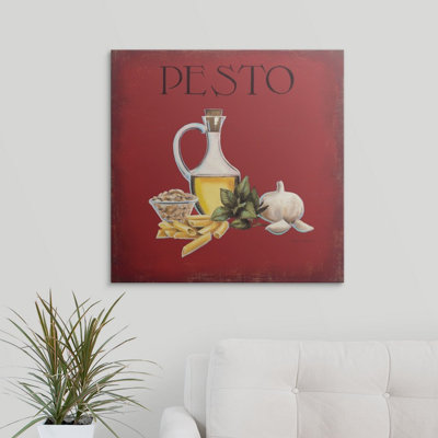 « ii » par marco fabiano, affiche rétro Italian Cuisine