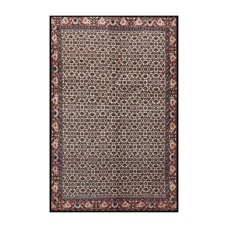 Tapis oriental brun clair / brun, Rectangle 2 pi x 5 pi