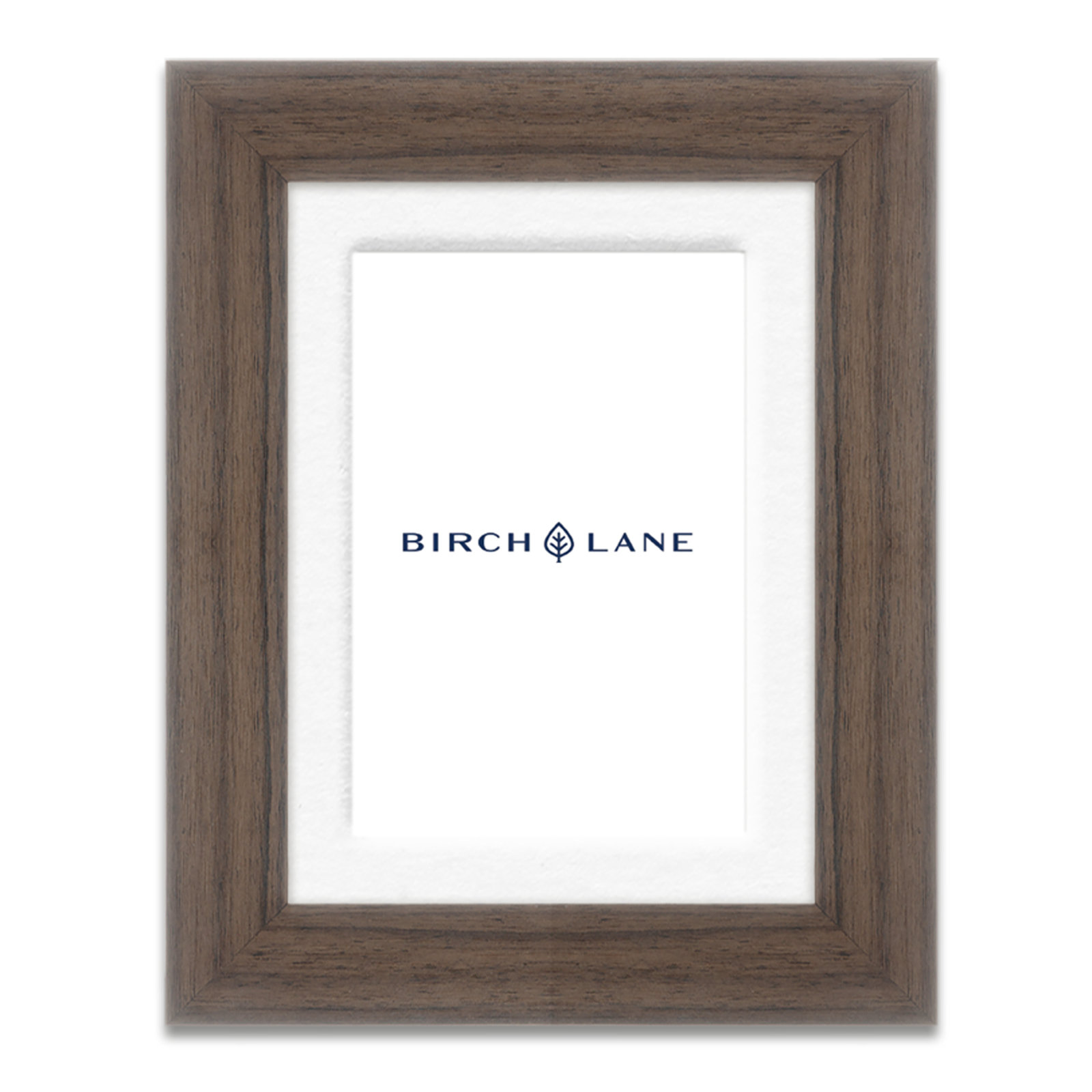 Arkhurst Wood Picture Frame with Mat, 4" x 6", Walnut, 8" x 10"