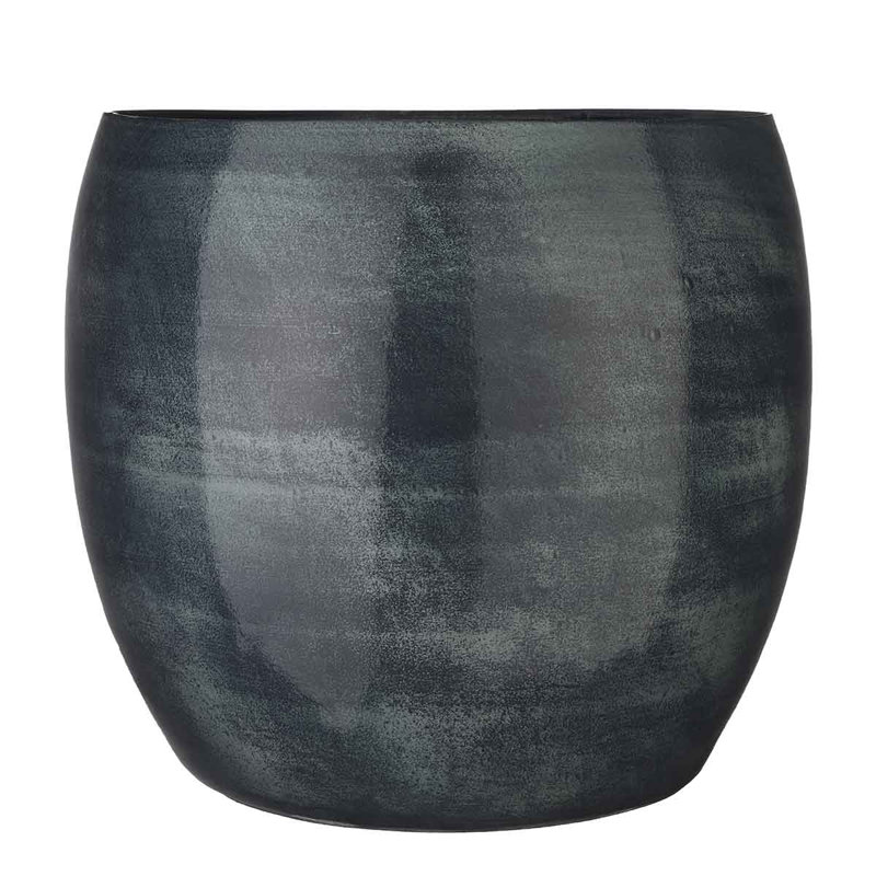 Kramer Handmade Pot Planter, Dark Blue, 35cm H x 38cm W x 38cm D