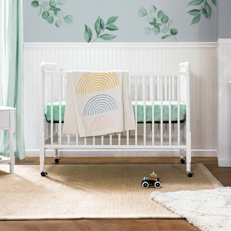 Lit de bébé convertible 3-en-1 Jenny Lind, Blanc