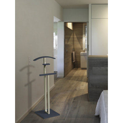 Solid Wood Freestanding Valet Stand