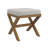 Keane  Backless Wood Vanity Stool