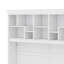 Grand lit escamotable avec tablettes et port USB