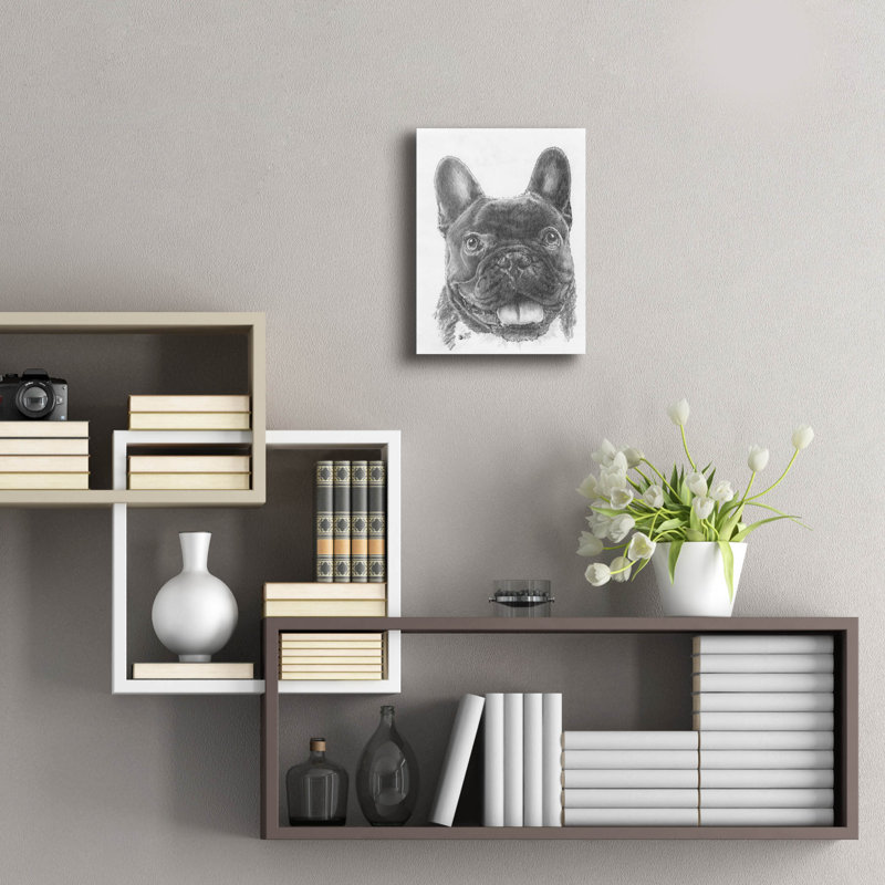 «French Bulldog 3» par Barbara Keith, impression non encadrée, H 16 po x l 12 po x P 0,13 po