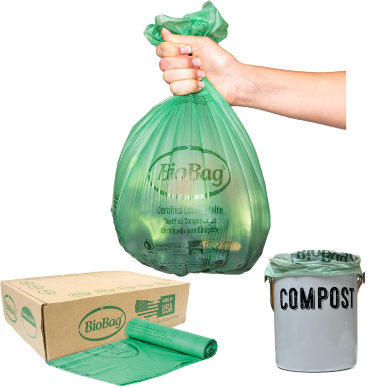 Sac poubelle à compost certifié 100% Biobag 3 gallons, 3 gallons
