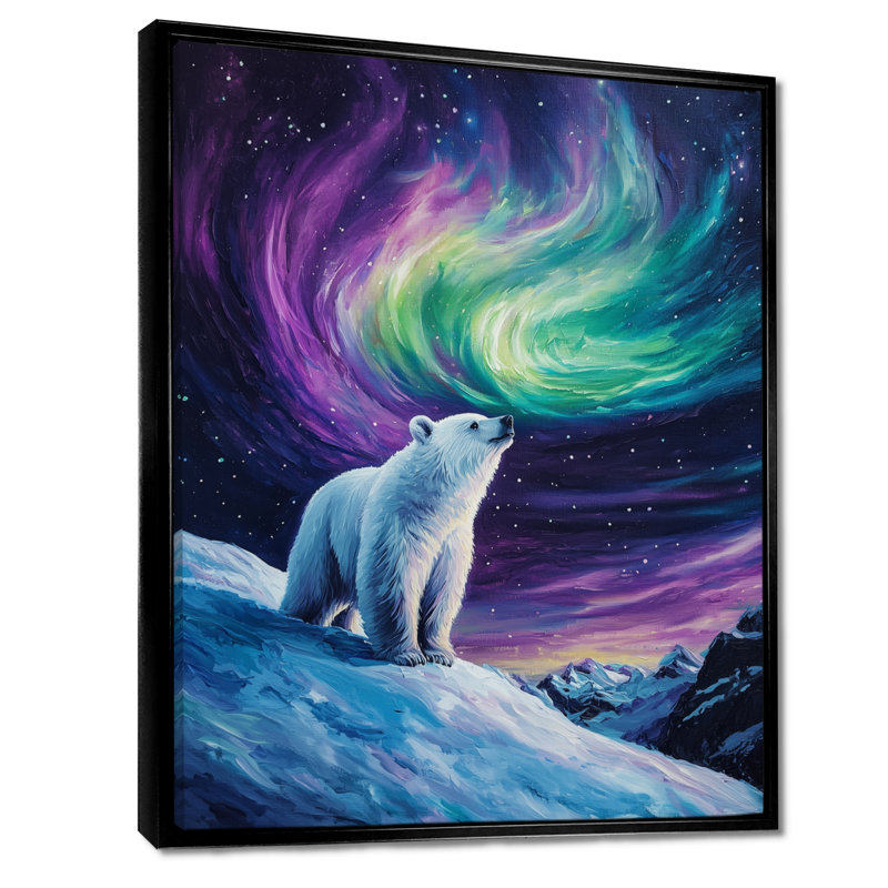 Farnham - animaux, impressions sur toile, H 32 po x l 24 po, Noir, Impression encadrée flottante