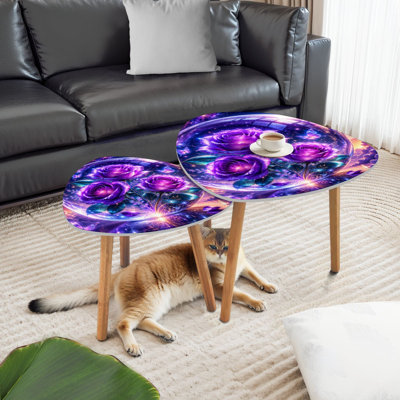 Ensemble de 2 tables gigognes Triangle Nesting