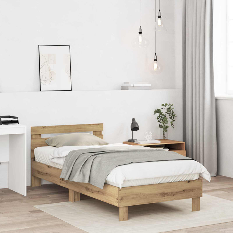 Bed Frame, Artisan Oak